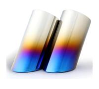 Exhaust Tips For VW For SCIROCCO 2010-2022 Stainless Steel Exhaust Pipe Muffler Tailpipe Tip 2Pcs Car Rear Tail Throat Styling