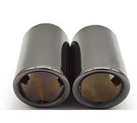 Exhaust Tips For VW Passat B7 CC 2011-2014 Car Tailpipe 2pcs/1set Exhaust Tip Muffler Pipe Cover Styling(2pcs Black)