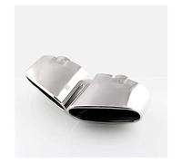 Exhaust Tips For X5 E70 2000-2016 Car tailpipe Pair Chrome Exhaust Dual Tail Pipe Muffler Tip Stainless Steel