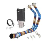 Exhaust Tips For Yamaha YZF-R7 2021-2023 For MT-07 FZ07 2022-2023 Motorcycle Exhaust System Muffler Tail Pipe Slip On Front Tube(4)