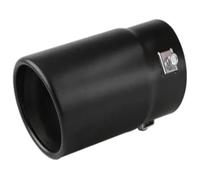 Exhaust Tips Inlet 1.5-2.75 Inch Exhaust Pipe Universal Car Tip Round Muffler Tail Trim Auto Silencer Tailpipe(73mm black)