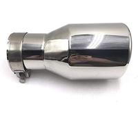 Exhaust Tips Muffler Car Tailpipe 1 Piece Styling Inlet 51mm To Outlet 101mm 304 Stainless Steel Exhaust Tip, Escape Muffler(76mm in 101mm Out)