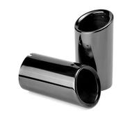 Exhaust Tips Muffler Compatible For VW For JETTA For SAGITAR For POLO For GOLF 7 For P&assat For Tiguan(75mm Black 2PC)