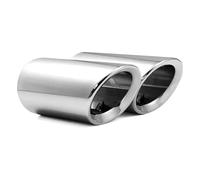 Exhaust Tips Muffler Compatible For VW For JETTA For SAGITAR For POLO For GOLF 7 For P&assat For Tiguan(75mm Silver 2PC)