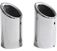 Exhaust Tips Muffler For J&etta MK6 1.4T Car Tailpipe 2Pc Steel Auto Exhaust Muffler Tip Tail Pipe Trim Covers