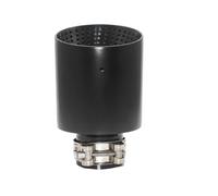 Exhaust Tips Muffler For VW For GTI MK7 For Golf7 Matte Stainless Steel Car Exhaust Tip Pipe 51-63mm System Nozzle Muffler 1 Piece(Black57mmOD89mm)