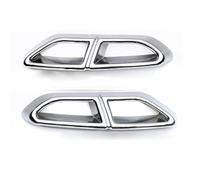 Exhaust Tips Pipe Car Exhaust Diffuser Trim Frame For Vw For Passat B8 Variant For Line 2015-2019 Tail Tip Pipe Protective Cover Exterior Decoration Accessories Car Exhaust Tip