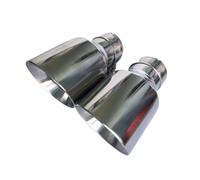 Exhaust Tips Pipe Car Exhaust Tail Pipes 1PCS Inlet 48MM 51MM 54mm 57MM 60MM 63MM 66MM 70MM 73MM 76MM Stainless Steel Exhaust Tip Muffler Pipe For BENZ Exhaust Pipe Car Exhaust Tip(76MM IN 101MM OUT)