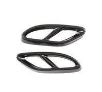 Exhaust Tips Pipe Car Rear Exhaust Muffler Pipe Cover Trim Tail Throat Frame Stainless Steel For Benz For CLS C257 2018-2021 For CLA 2017-2019 Auto parts Exhaust Pipe Tip( Carbon Fiber)