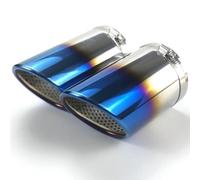Exhaust Tips Pipe Car Stainless Steel End Pipes Tail Pipe Exhaust Tip Trims Decorative Accessories For A6 C6 4F Q7 4L A4 B8 Exhaust Tips