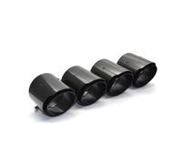 Exhaust Tips Pipe Exhaust Tail End Pipes 4 Pieces Carbon Fiber Exhaut Tips For BMW F87 M2 F80 M3 F82 F83 M4 Direct Fit 70mm Inlet Fit Exhaust Tip Exhaust Tail Throat Car Exhaust Tip