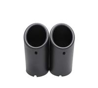 Exhaust Tips Pipe Exhaust Tailpipe Car Styling Exhaust Muffler Tip Pipe Stainless Steel For Vw For Jetta MK6 1.4T For Golf 6 For Golf 7 For MK7 1.4T Tail Throat Car Exhaust Tip(2pcs Matte Black)