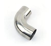 Exhaust Tips Pipe Exhaust Tailpipe Stainless Steel Elbow 90 Degree Angle Pipe To Exhaust Pipe Muffler Turns Into Reduce Diameter Automobile Car Sound Exhaust Car Exhaust Tip( 19mm (70mm X 70mm))