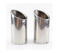 Exhaust Tips Pipe Exhaust Tip Muffler For 6 For 7 For Tiguan For Seat Leon For Skoda For Octavia Estate For Superb 2Pc Car Exhaust Muffler Tip TailPipe Covers Car Exhaust Tip