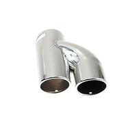Exhaust Tips Pipe Exhaust Tips Muffler 1pcs Double Exhaust Muffler Tail Pipe Tip Tailpipe For Skoda For Octavia 1.6T 2007-2011 2012 2013 2014 Muffler Tip Nozzle Car Exhaust Tip