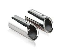 Exhaust Tips Pipe For A4 B8 A4L Q5 2007-2014 Exhaust Headers Tip Pipe Tail Rear Muffler Pipe 2pcs Car Stainless Steel Car Exhaust Tailpipes Exhaust Tips( A)