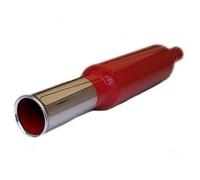 Exhaust Tips Pipe Tail Bomb Round End Exhaust Pipe Tailpipe