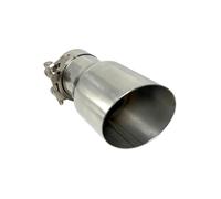 Exhaust Tips Tailpipe For BMW E90 Exhaust Tip W222 Pipe Stainless Steel Vehicle Refitting Universal Exhaust Car Muffler Tail Throat Modification(ID 70mm-OD 114mm)