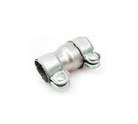 Exhaust Tips Tailpipe Joiner Sleeve Clamp Reducer Connector Orifice Reducer Clamp Connector Muffler Adapter Buckle Exhaust Tube Pipe(51mm-55mm)