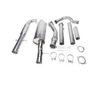 Exhaust Tips Tailpipe Racing Manifold Header Exhaust For VW For Golf For GTi For Jetta MK4 99-04 1.8L 3" Turbo Back Exhaust Catback 1.8T W/Downpipe Stainless