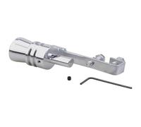 Exhaust Tips Universal Simulator S/M/L/Xl Vehicle Device Exhaust Pipe Turbo Sound Whistle Car Turbmuffler(Silver Xl)