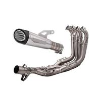 exhaust Titanium Alloy Exhaust Front Link Pipe For S1000RR (2019-2026) S1000R (2021-2026) - Direct Fitment With 60MM Muffler