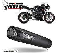 T.019.SC5B - Exhaust Muffler MIVV X-M5 Black TRIUMPH STREET TRIPLE 660/765