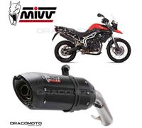 Mivv Exhaust Muffler Suono Black Inox kat TRIUMPH TIGER 800 XC/XR 2011 > 2016