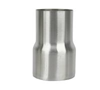 Exhaust Tube Pipe 2 2.25 2.5 3 3.5inch Adapter Coupler 51-89mm Car Exhaust Pipe Connection Stainless Steel Exhaust Reducer Connector Pipe Tube(76x89mm)