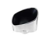 Exhaust Tube Pipe For BMW For X5 2008 2009 2010 2011 2012 2013 E70 Square Tailpipe Exhaust Pipe Modification Muffler Tip Nozzle Exhaust Head.(A)