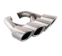 Exhaust Tube Pipe For Cayenne Tailpipe 958.2 2015 2016 2017 Exhaust Pipe Upgrade CayenneS GTS Muffler Tip Nozzle Exhaust Head(Style A)