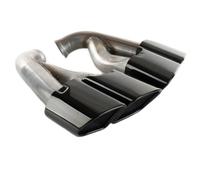 Exhaust Tube Pipe For Cayenne Tailpipe 958.2 2015 2016 2017 Exhaust Pipe Upgrade CayenneS GTS Muffler Tip Nozzle Exhaust Head(Style G)