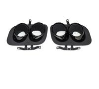 Exhaust Tube Pipe Muffler Tip Nozzle Stainless Steel Exhaust Pipe Quad Exhaust Head For 911 Tailpipe 991.1/911.2/992(Style F)