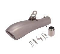 Exhaust Universal 60MM Motorcycle Exhaust Pipe System 51MM DB Killer For CBR500 Z900 FZ6 MT07 CB400 YZF R1 R3 R6 Pipe Link Connect(A 51mm)