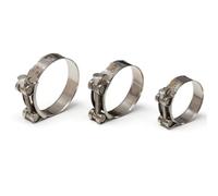 Exhaust V Band Clamp, V-Band Clamp Stainless Steel T Bolt Hose Multiple Sizes(48-51mm)