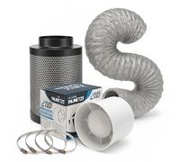 Exhaust ventilation kit set eco exhaust supply air grow indoor outdoor cultiv... [EEK: A+++]