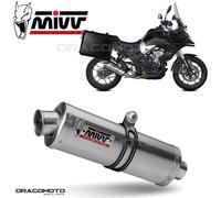 MIVV Exhaust Muffler OVAL VO.001.LX1 Euro5 Stainless Steel - VOGE VALICO 500DS (2021-2022)