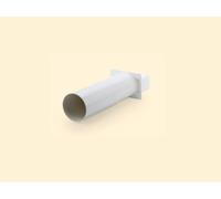 Exhaust : Wall Socket for right 169 x 77 ø 125 round connector