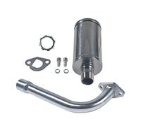 Exhaust With Muffler For: Predator 196cc,212cc, GX160, GX200