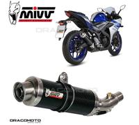 Mivv Yamaha Yzf R3 2016 16 Exhaust Gp Carbon Motorcycle