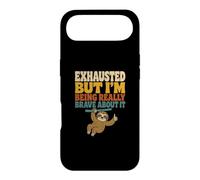 Exhausted But I'm Being Really Brave About It Sloth Humor Case for iPhone Air