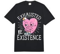 Exhausted by Existence Comfort Colors Adult Heavyweight T-Shirt