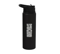 Exhausted from Being So Freakin' Awesome Yesterday Coworker Stainless Steel Insulated Water Bottle