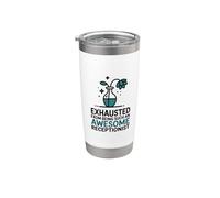 Exhausted from Being Such an Awesome Receptionist, Reception Stainless Steel Insulated Tumbler