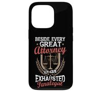 Exhausted Paralegal Attorney Legal Team Support Case for iPhone 13 Pro