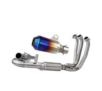 exhaustpipe For CFMOTO 675SR 675 SR CF675SR moto exhaust | Motorcycle Exhaust Escape Front Link Pipe Connection 51mm Stainless Steel(Type-D)