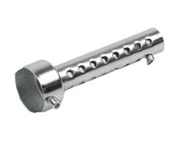 exhausttube 35mm 42mm 45mm 48mm 60mm Exhaust moto muffler | DB Killer Universal Motorcycle Can Muffler Insert Baffle Silencer Stainless Steel(45X140 b)