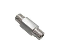 EXHOYAJB 1/4" 3/8" 1/2" 3/4" 1" BSPT Male One-Way Valve Double Thread Hexagonal Direct Check(0.75 Inch)