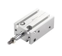 EXHOYAJB MD6/10/16 Stroke 5-60mm Pneumatic Air Cylinder Free Mount Cylinders Magnetic 1Pcs(Stroke 25mm Magnetic,MD6)