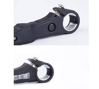 EXHUMKY 1 Pair Blue LED Handlebar Turn Lights for Bicycle, Bike Handlebar End Flash Lights Night Safety Warning Lamp for Cycling and Mountain Bikes